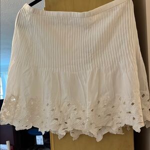 JCrew Elegant White Skirt sz 12